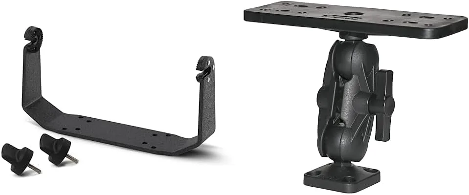 Humminbird 740199-1 GM H7R2 Helix 7 Model Gimbal Mount & Scotty 0163 Ball-Mount Fish Finder and Universal Mounting Plate