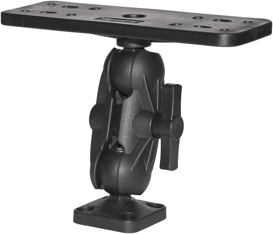 Humminbird 740199-1 GM H7R2 Helix 7 Model Gimbal Mount & Scotty 0163 Ball-Mount Fish Finder and Universal Mounting Plate