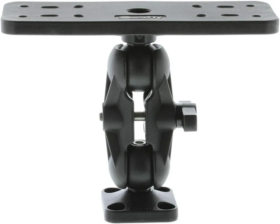 Humminbird 740199-1 GM H7R2 Helix 7 Model Gimbal Mount & Scotty 0163 Ball-Mount Fish Finder and Universal Mounting Plate