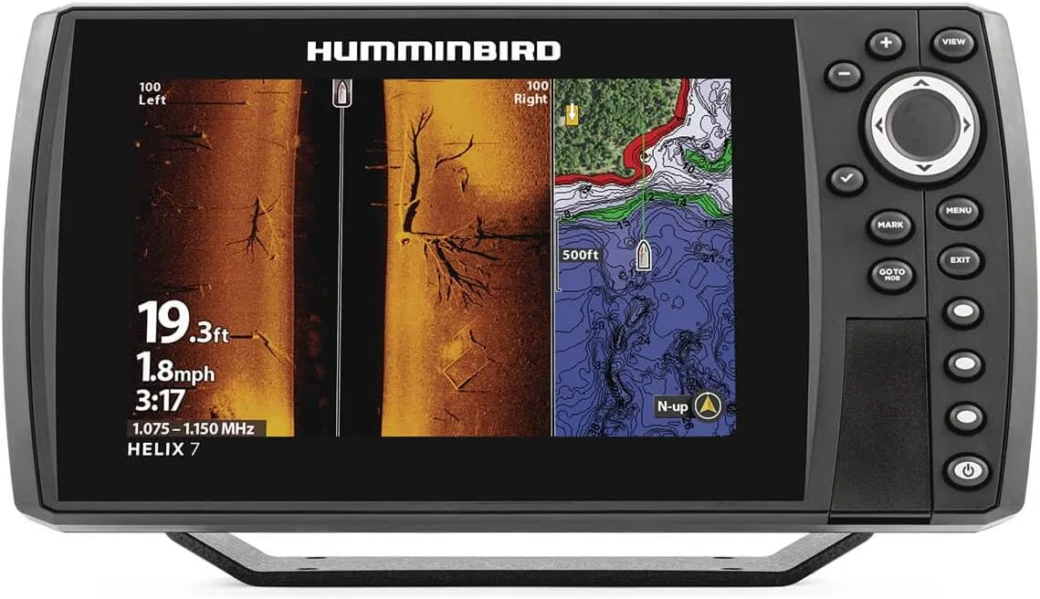 Humminbird Helix 7 G4N GPS Fish Finder with Transducer & MEGA Side Imaging