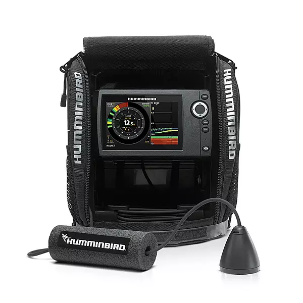 Humminbird ICE Helix 5 G3 Fish Finder with Transducer, Dual Spectrum Chirp Sonar