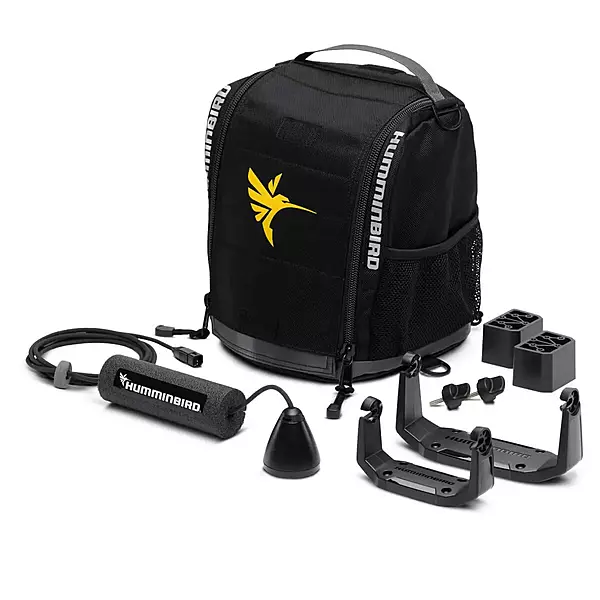Humminbird 740158-1NB ICE PTC XI 9 20 H57- Portable Ice Kit w/ Dual Beam Ice Transducer Cases & Covers
