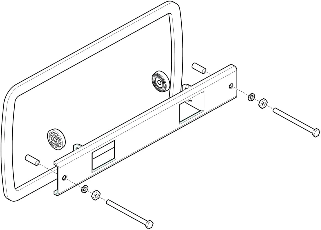 Humminbird 740200-1 IDMK H7R2 - in-Dash Mounting Kit Helix 7 G4N Models