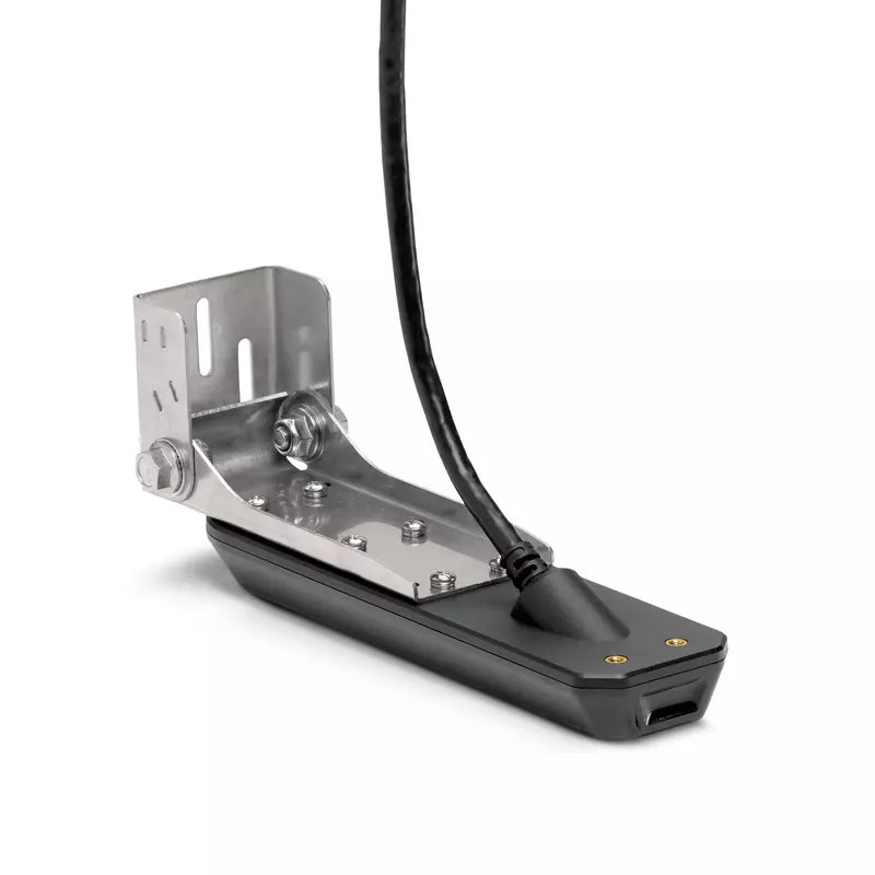 Humminbird XM 14 HW MSI T Transom Transducer for SOLIX with MEGA Side/Down Imaging+ and Dual Spectrum CHIRP Sonar, w/ Temp