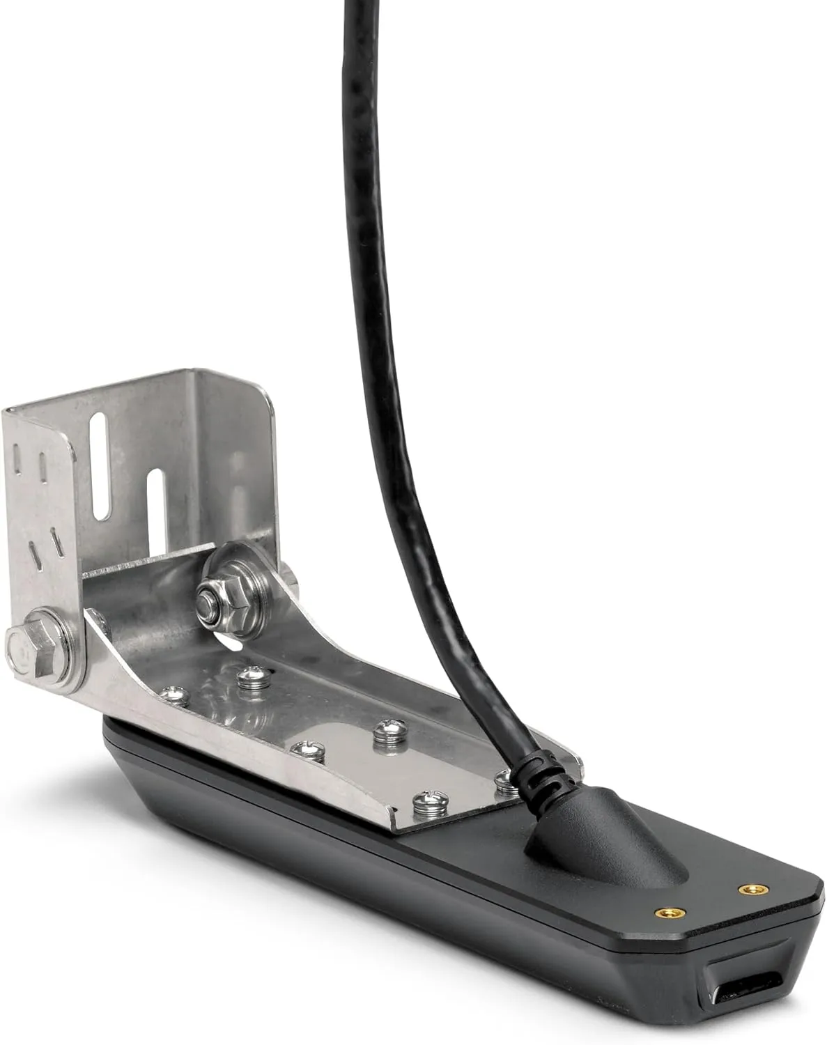 Humminbird XM 14 HW MSI T Transom Transducer for SOLIX with MEGA Side/Down Imaging+ and Dual Spectrum CHIRP Sonar, w/ Temp