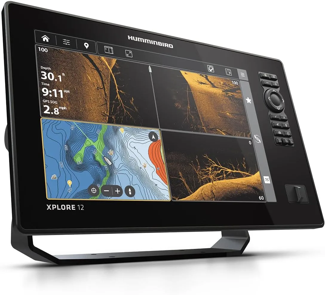 Humminbird XPLORE GPS Fish Finder with MEGA Side Imaging+ & HD Touchscreen