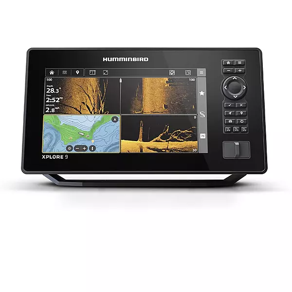 Humminbird XPLORE GPS Fish Finder with MEGA Side Imaging+ & HD Touchscreen