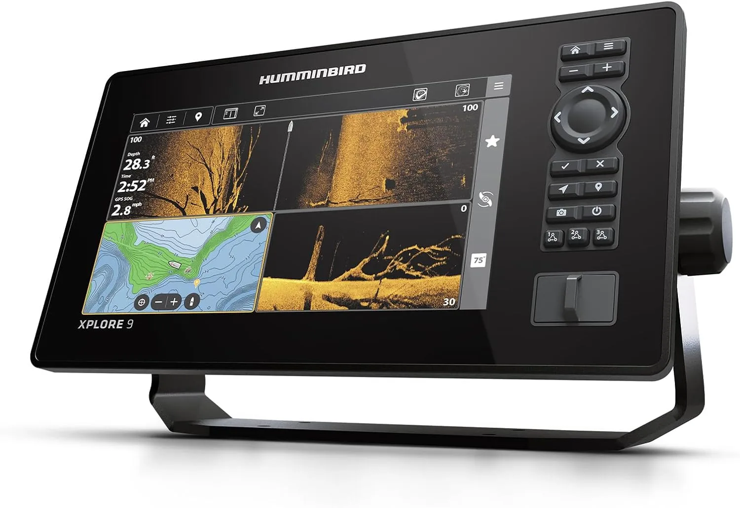 Humminbird XPLORE GPS Fish Finder with MEGA Side Imaging+ & HD Touchscreen