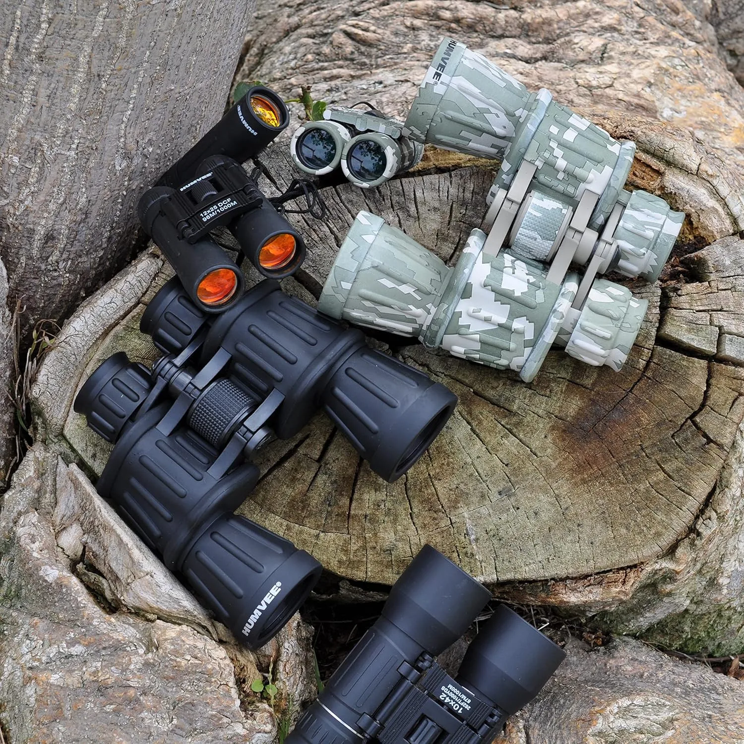 HUMVEE Rubber-Armored Binoculars