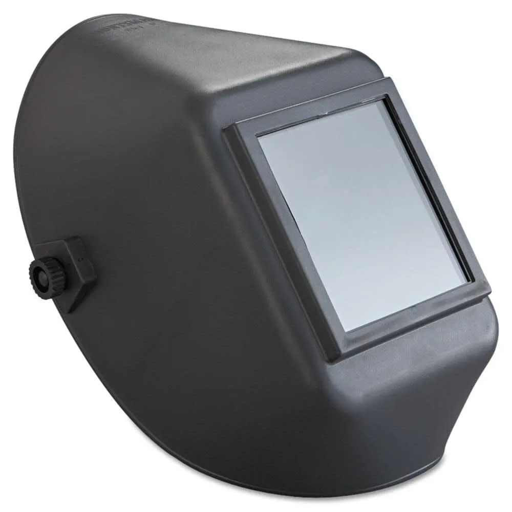 HUNTSMAN 14535 Welding Helmet - Big Window 4.5 x 5.25, Shade 10, Black
