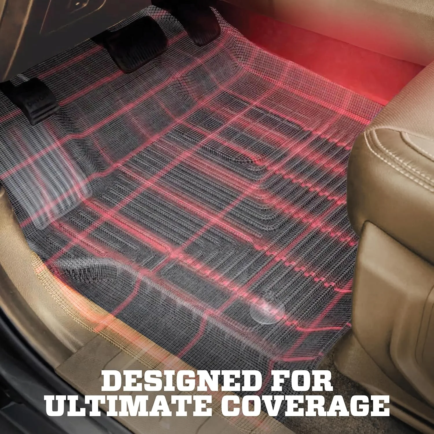 Husky Liners X-act Contour Floor Mats | Fits 2024-2026 Toyota Sequoia | 3rd Row, 1-pc Black - 54151
