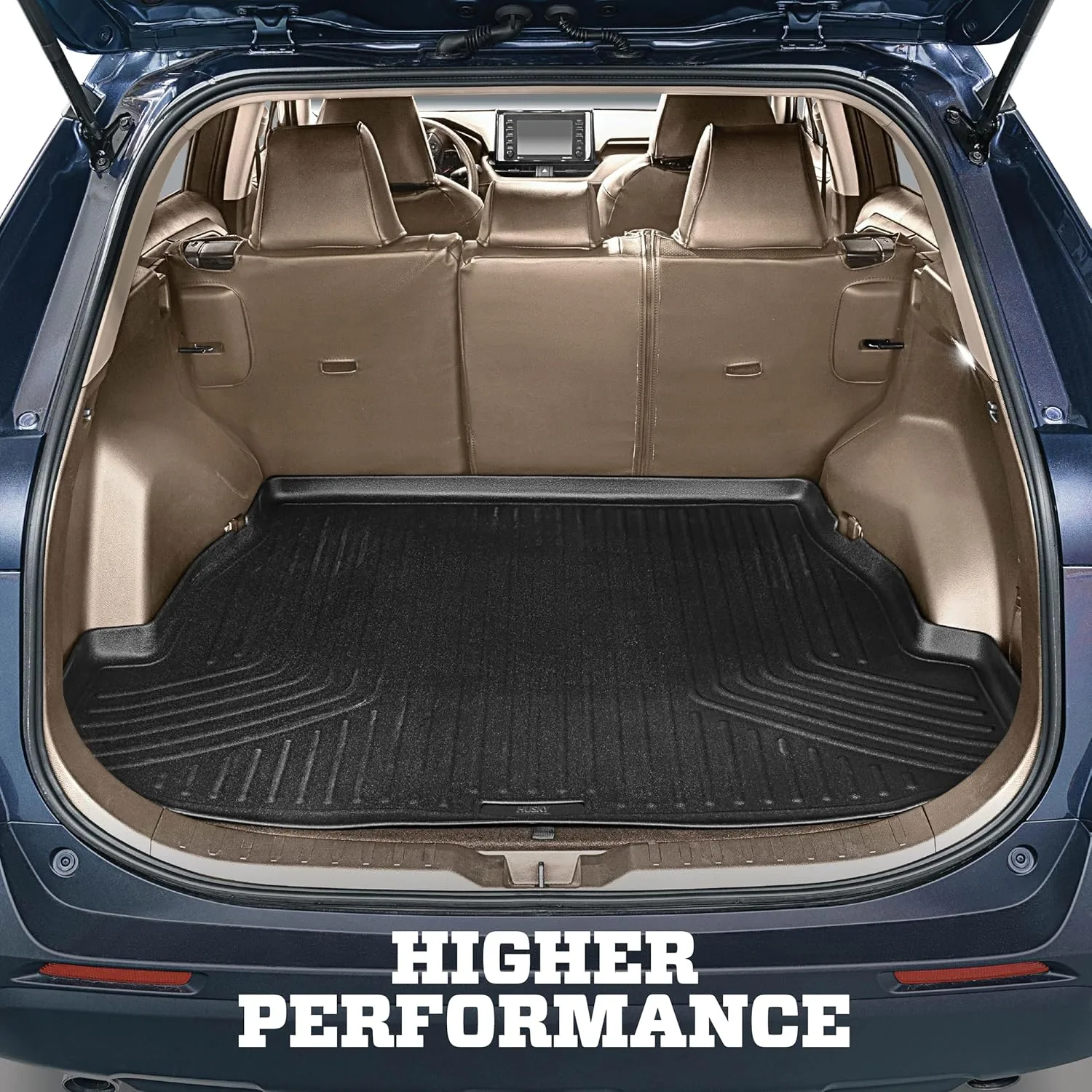 Husky Liners Weatherbeater Cargo Liner - Fits 2022-2025 Nissan Pathfinder & Infiniti QX60, Black - 25701