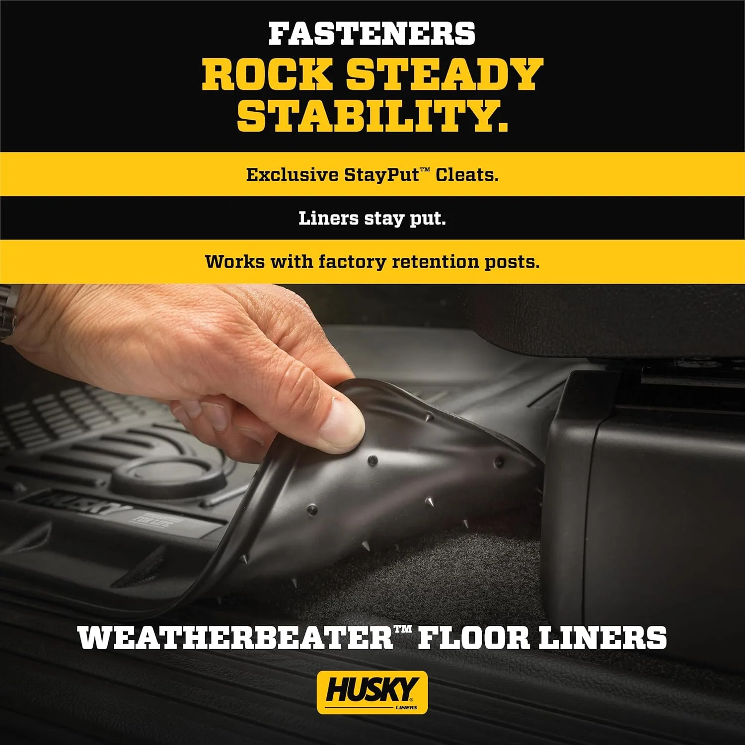 Husky Liners Weatherbeater Floor Liners | Fits 2022-2026 Nissan Frontier
