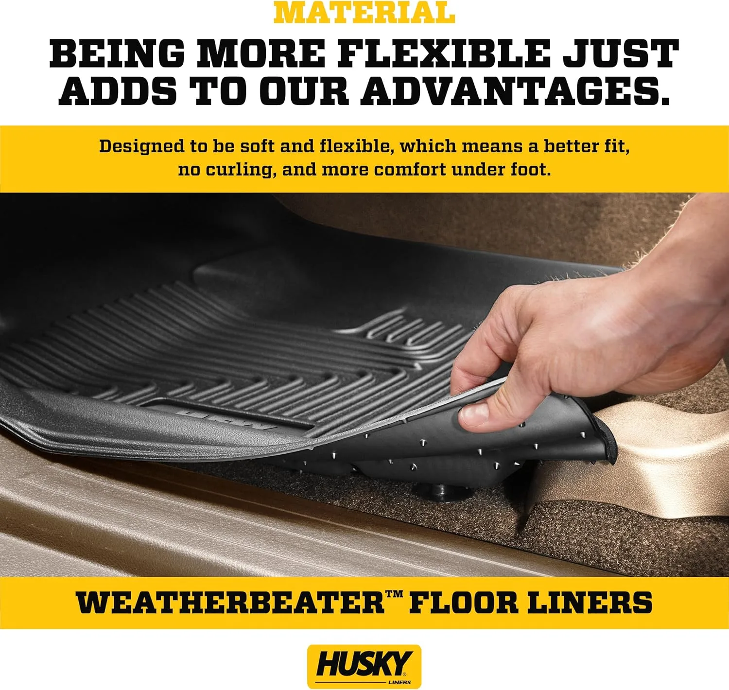 Husky Liners Weatherbeater Floor Liners | Fits 2022-2026 Nissan Frontier