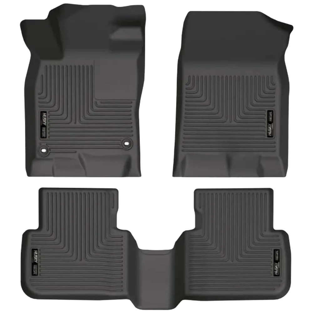 Husky Liners Weatherbeater Floor Mats | Fits 2022-2026 Honda Civic Hatchback/Sedan & 2023-2026 Acura Integra, Hatchback, Front & 2nd Row - 95521