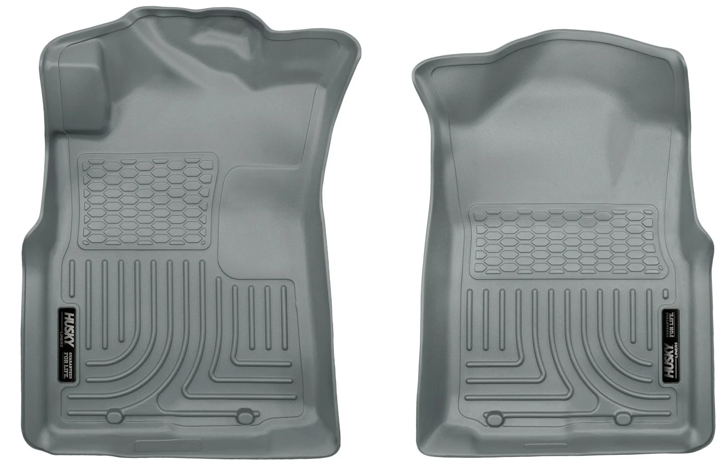 Husky Liners Weatherbeater Grey Front Floor Liners for 2005-2015 Toyota Tacoma