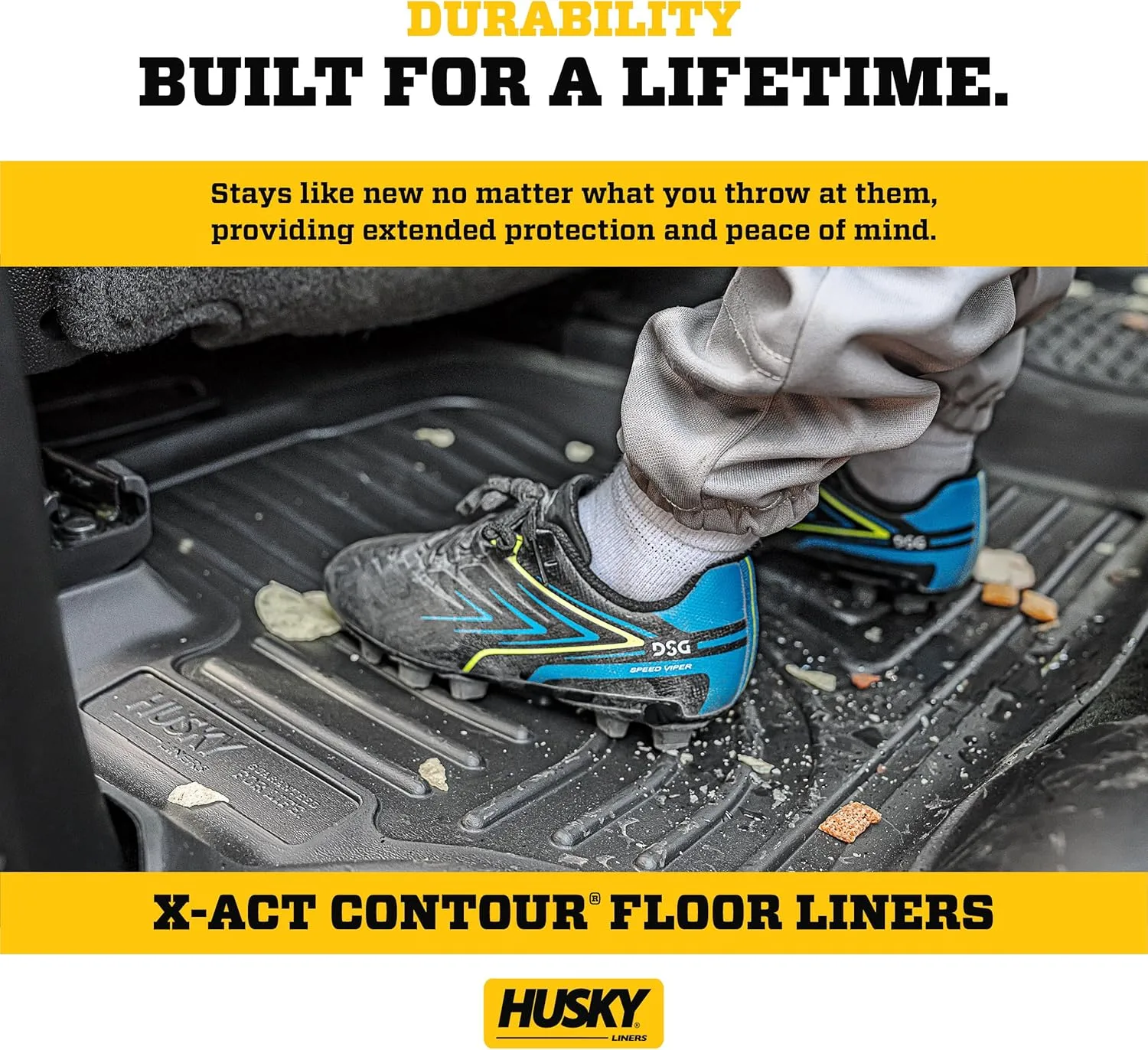 Husky Liners X-act Contour Floor Liners - Fits 2019-2024 Kia Forte