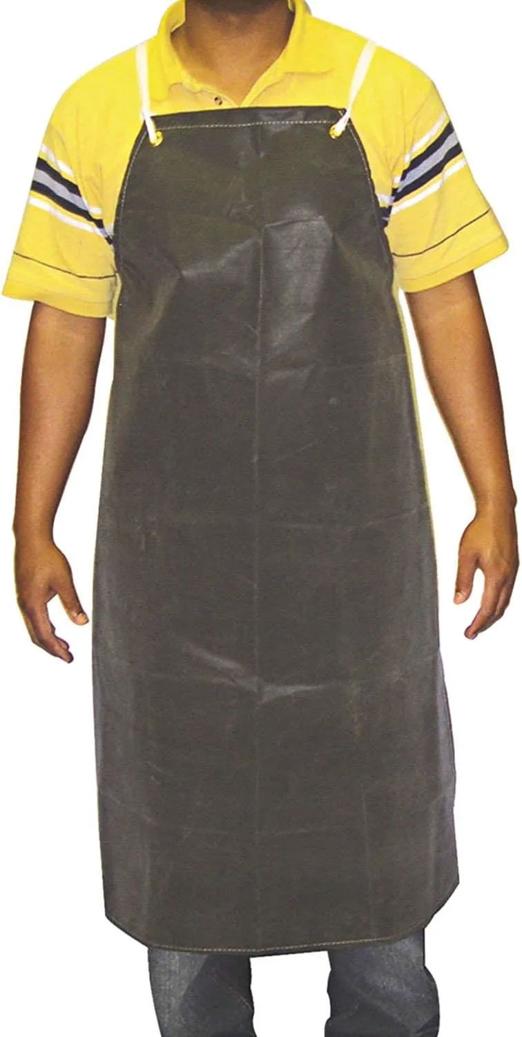 Hycar Aprons - 35"x45" black hycar apron w/cloth backing