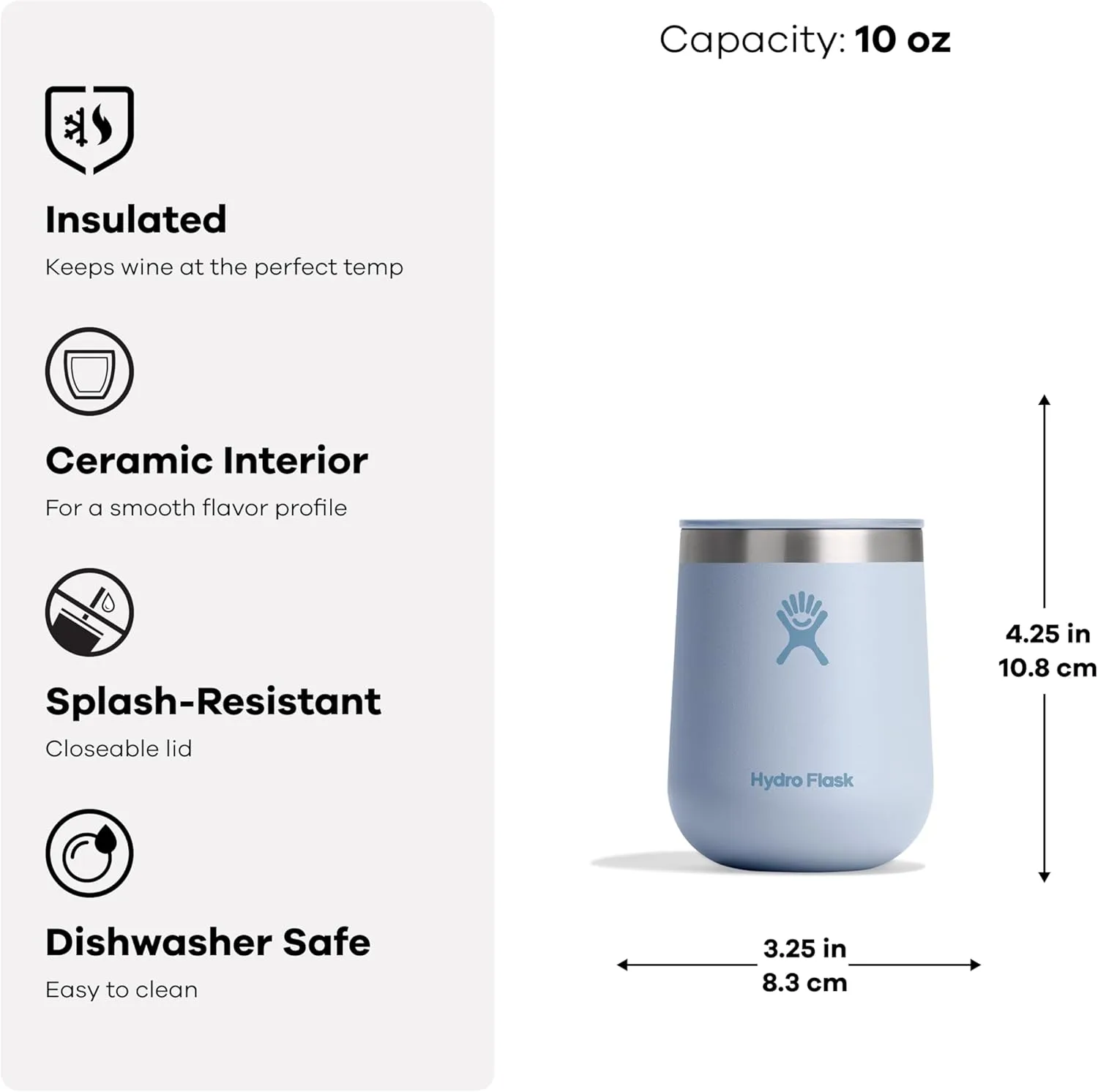 HYDRO FLASK Ceramic Wine Tumbler