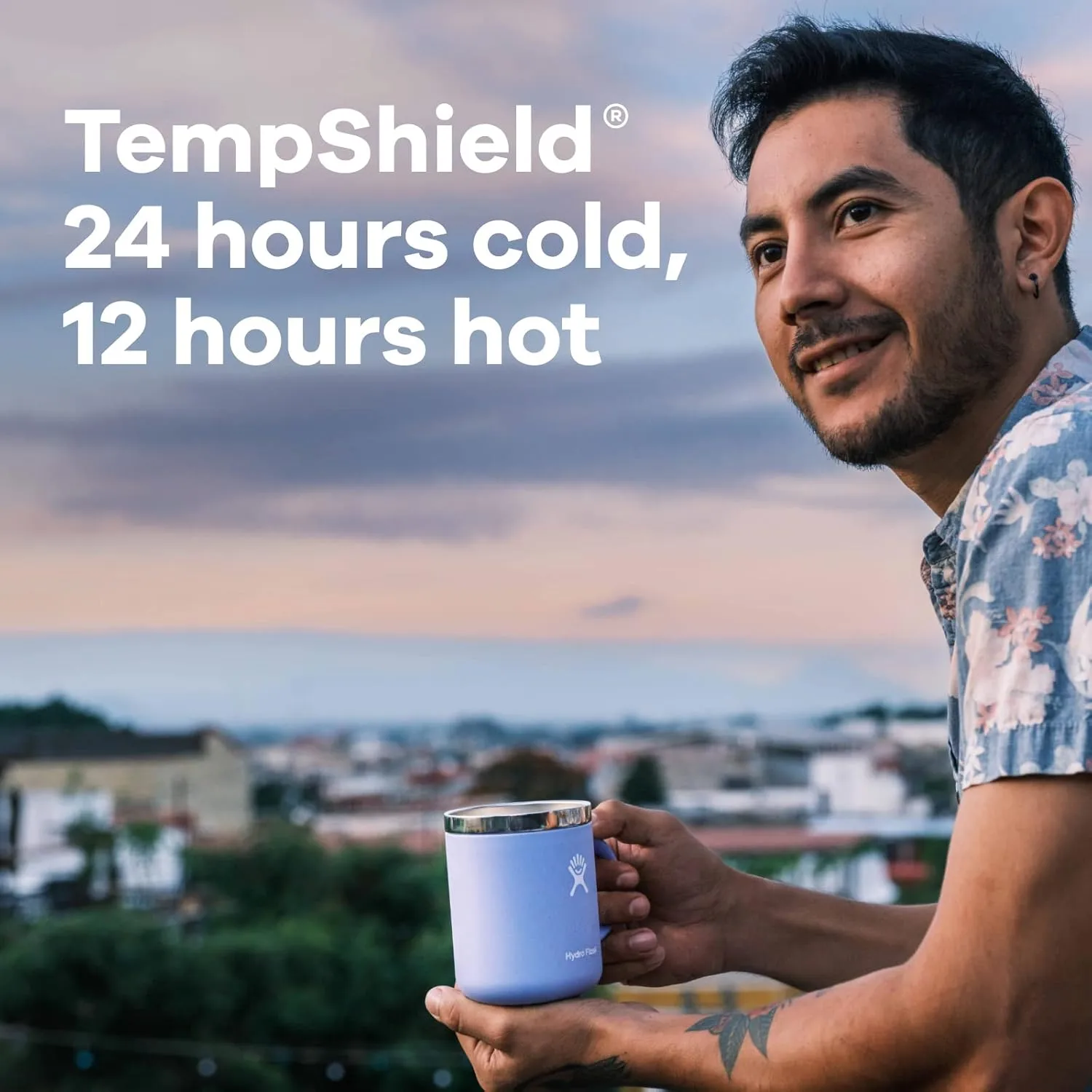 Hydro Flask Insulated Stainless Steel Mug with TempShield and Press-In Lid