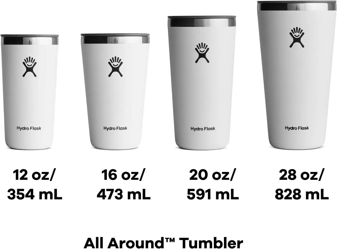 Hydro Flask All Around Insulated Tumbler with Closeable Press-In Lid