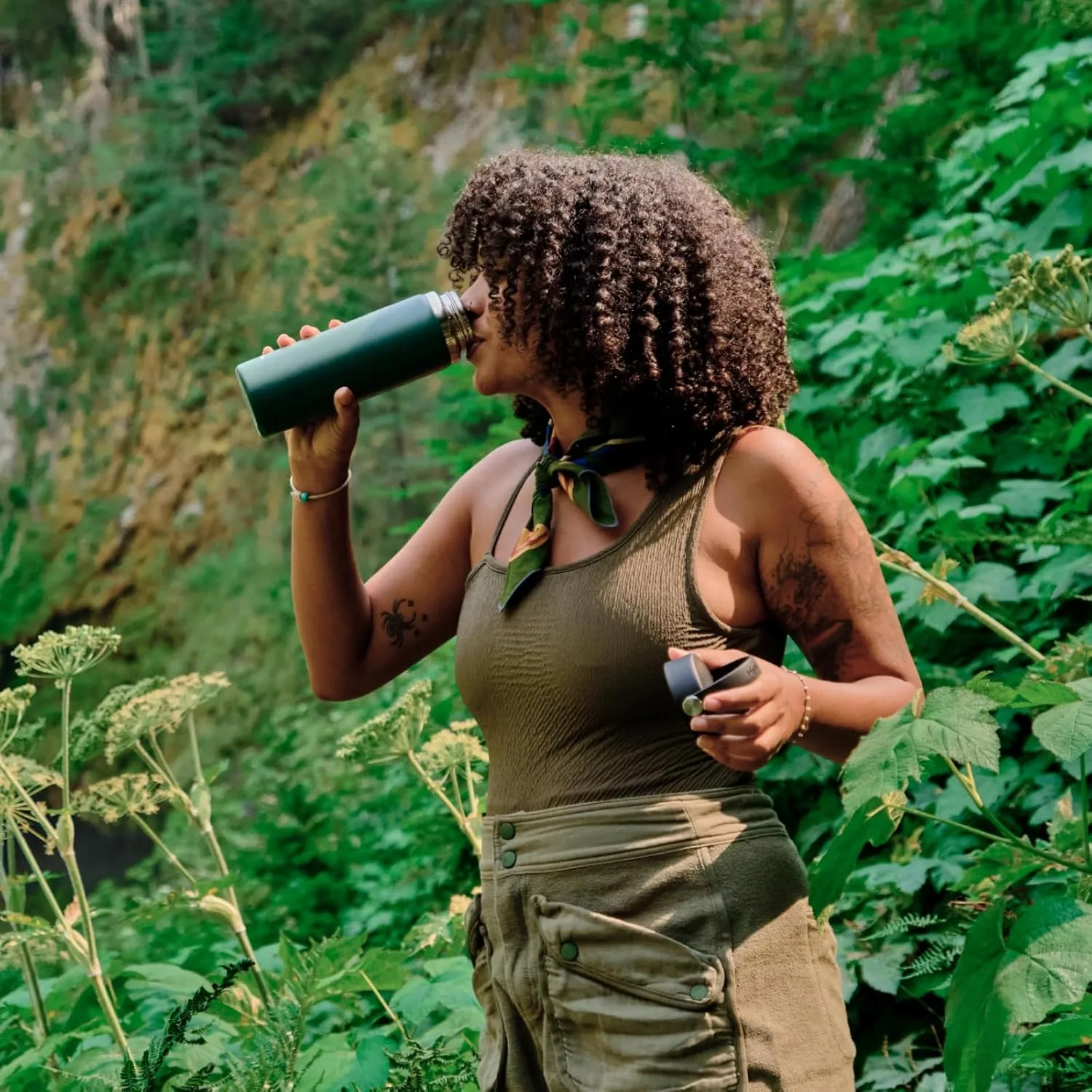 HYDRO FLASK Wide-Mouth Insulated Water Bottle with Flex Cap