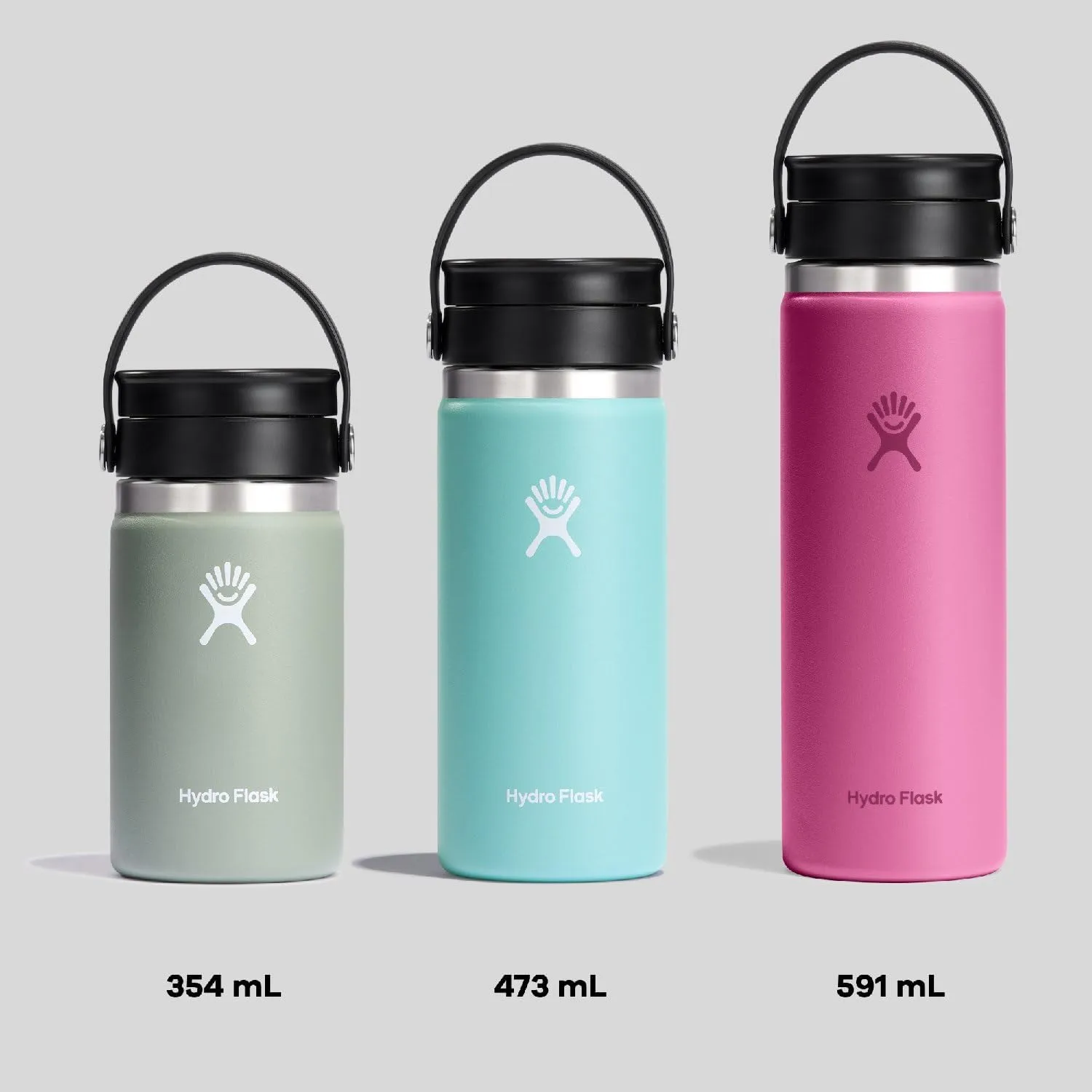 HYDRO FLASK Wide Mouth Insulated Bottle with Flex Sip Lid
