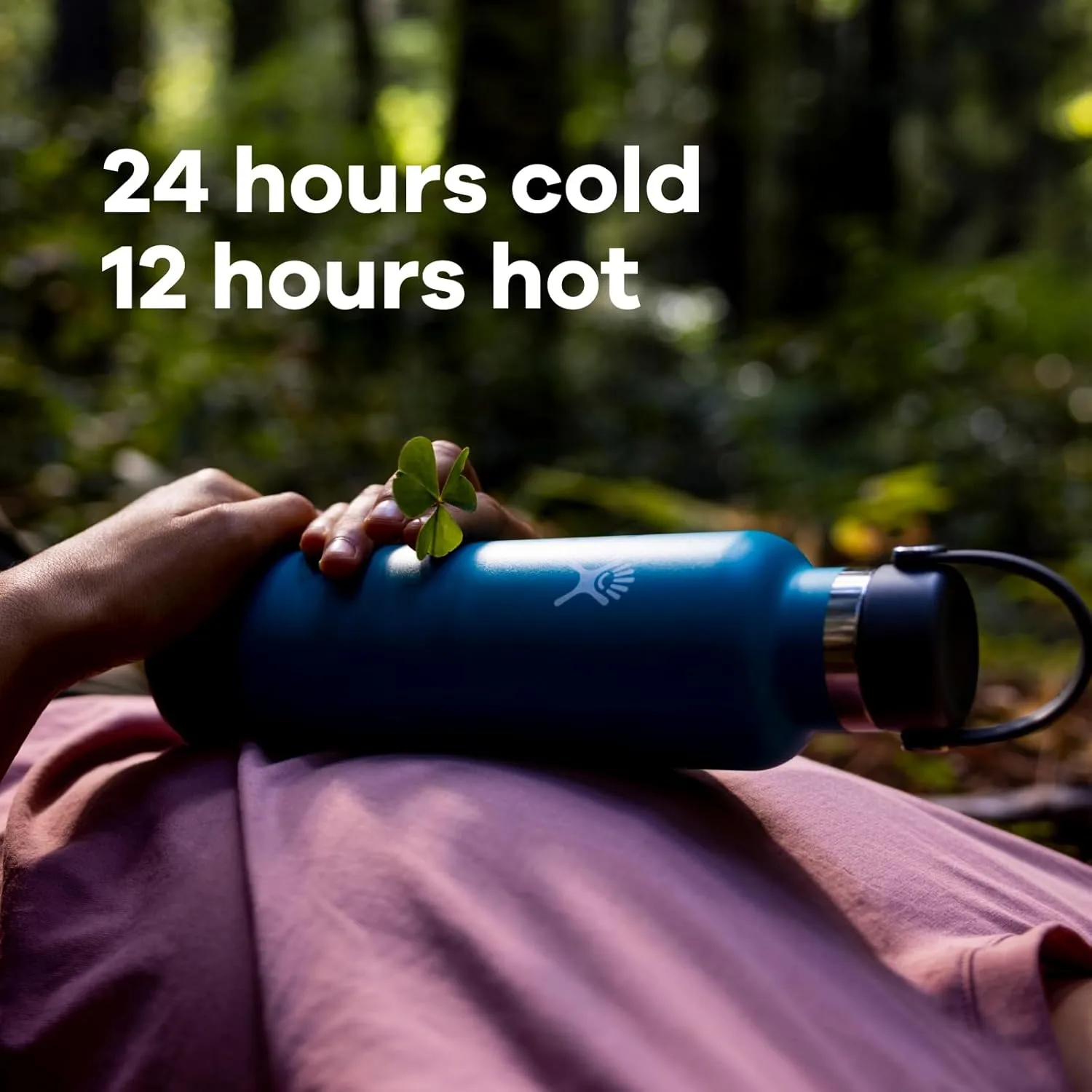 HYDRO FLASK Standard Mouth Insulated Stainless Steel Water Bottle with Flex Cap