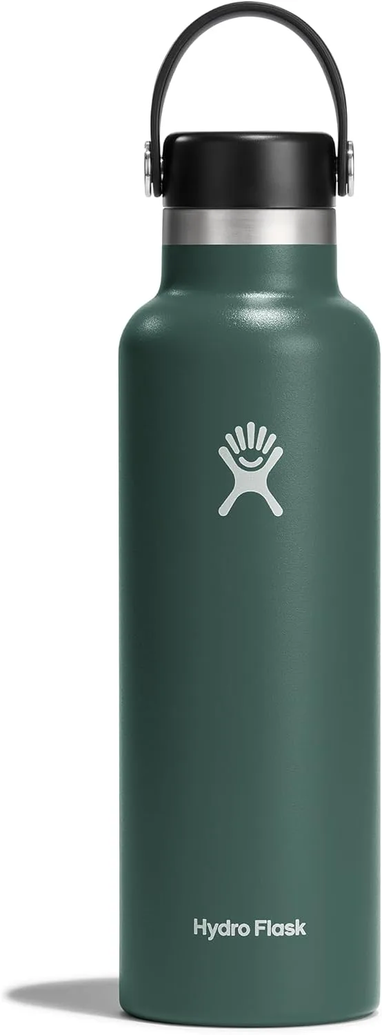 HYDRO FLASK Standard Mouth Insulated Stainless Steel Water Bottle with Flex Cap