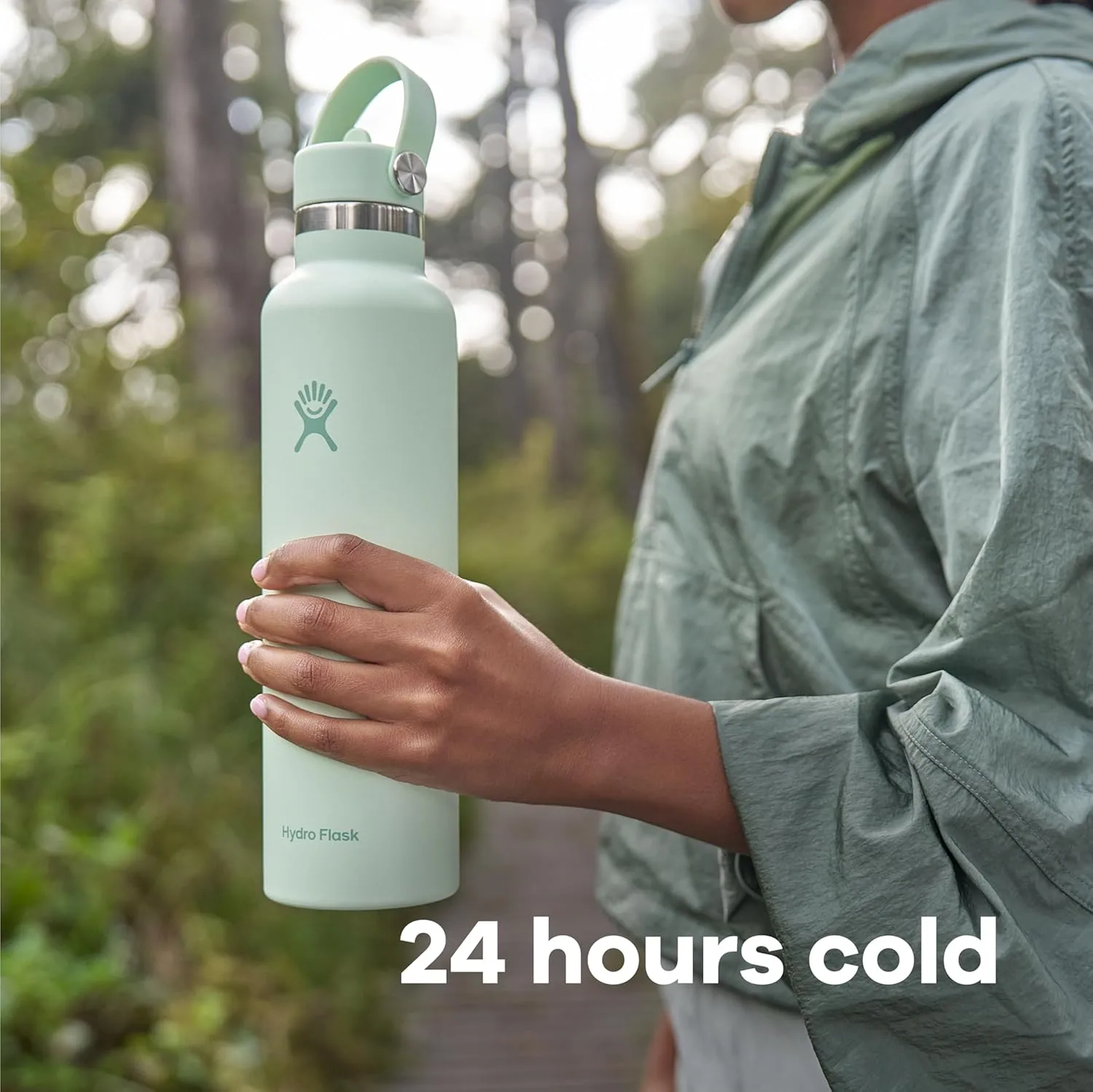Hydro Flask Insulated Stainless Steel Water Bottle with Flex Straw Cap