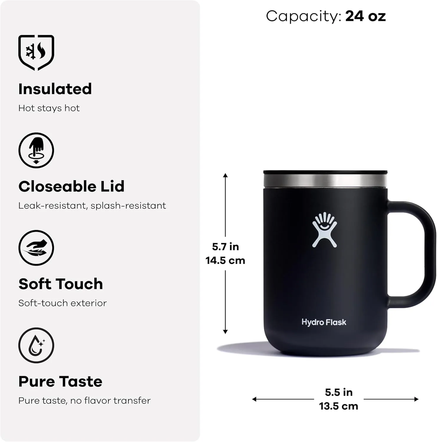 HYDRO FLASK Insulated Stainless Steel Mug