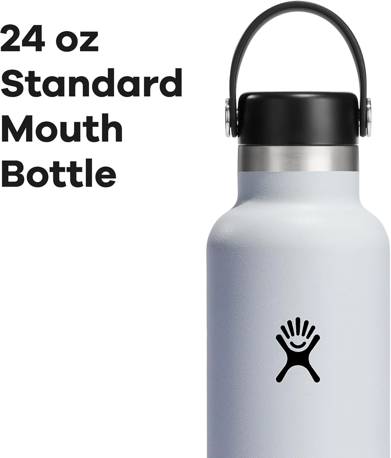 Hydro Flask Standard Mouth Insulated Stainless Steel Water Bottle with Flex Cap