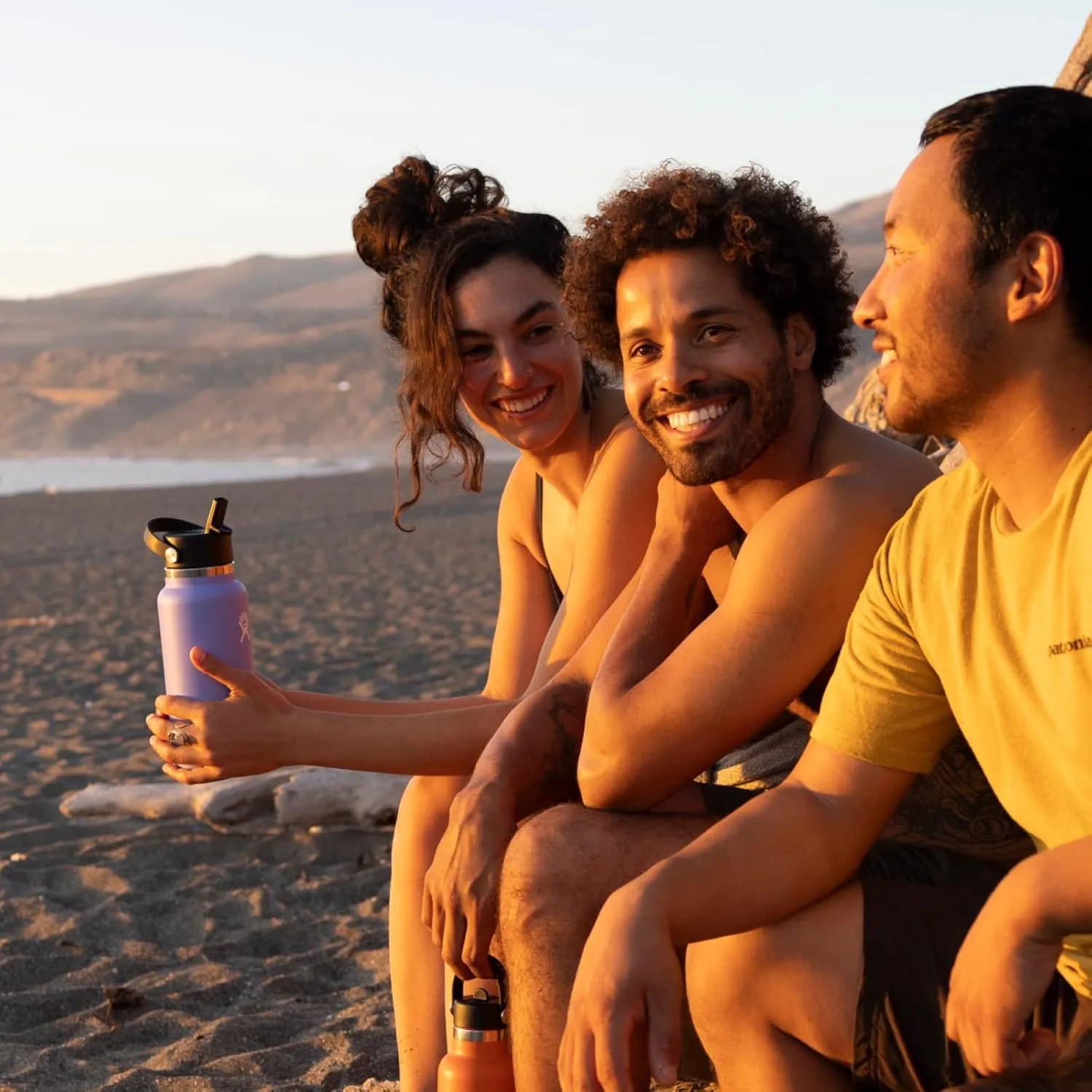 HYDRO FLASK Wide Mouth Flex Straw Cap Bottle