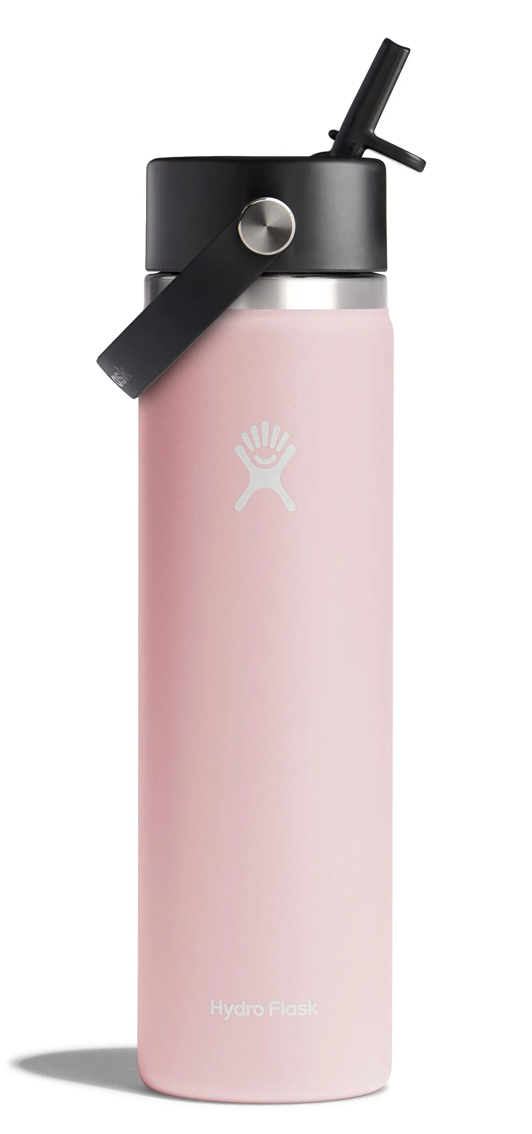 HYDRO FLASK Wide Mouth Flex Straw Cap Bottle - Insulated Stainless Steel