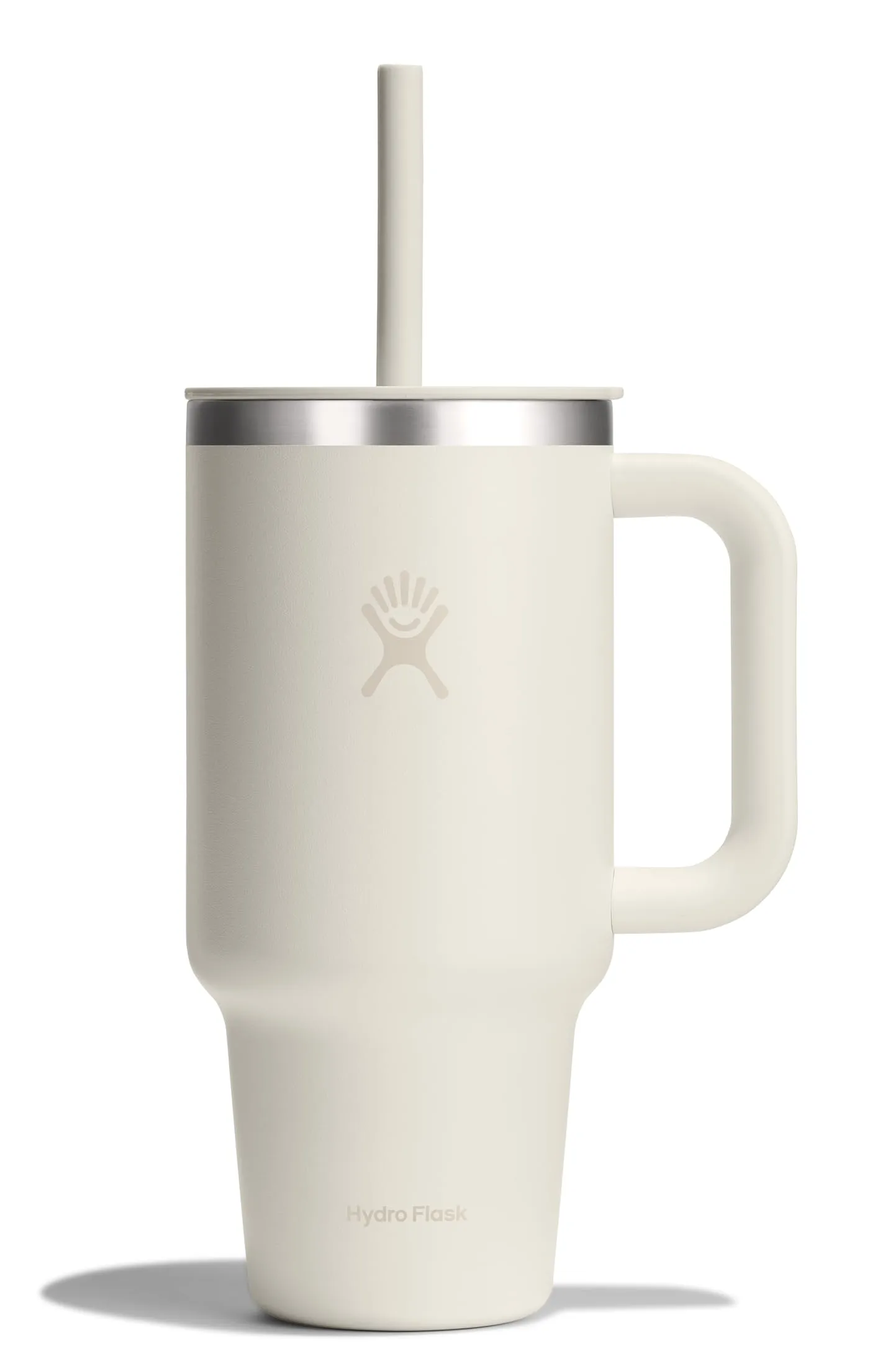 HYDRO FLASK Travel Tumbler with Handle, Lid and Straw - Insulated Stainless Steel