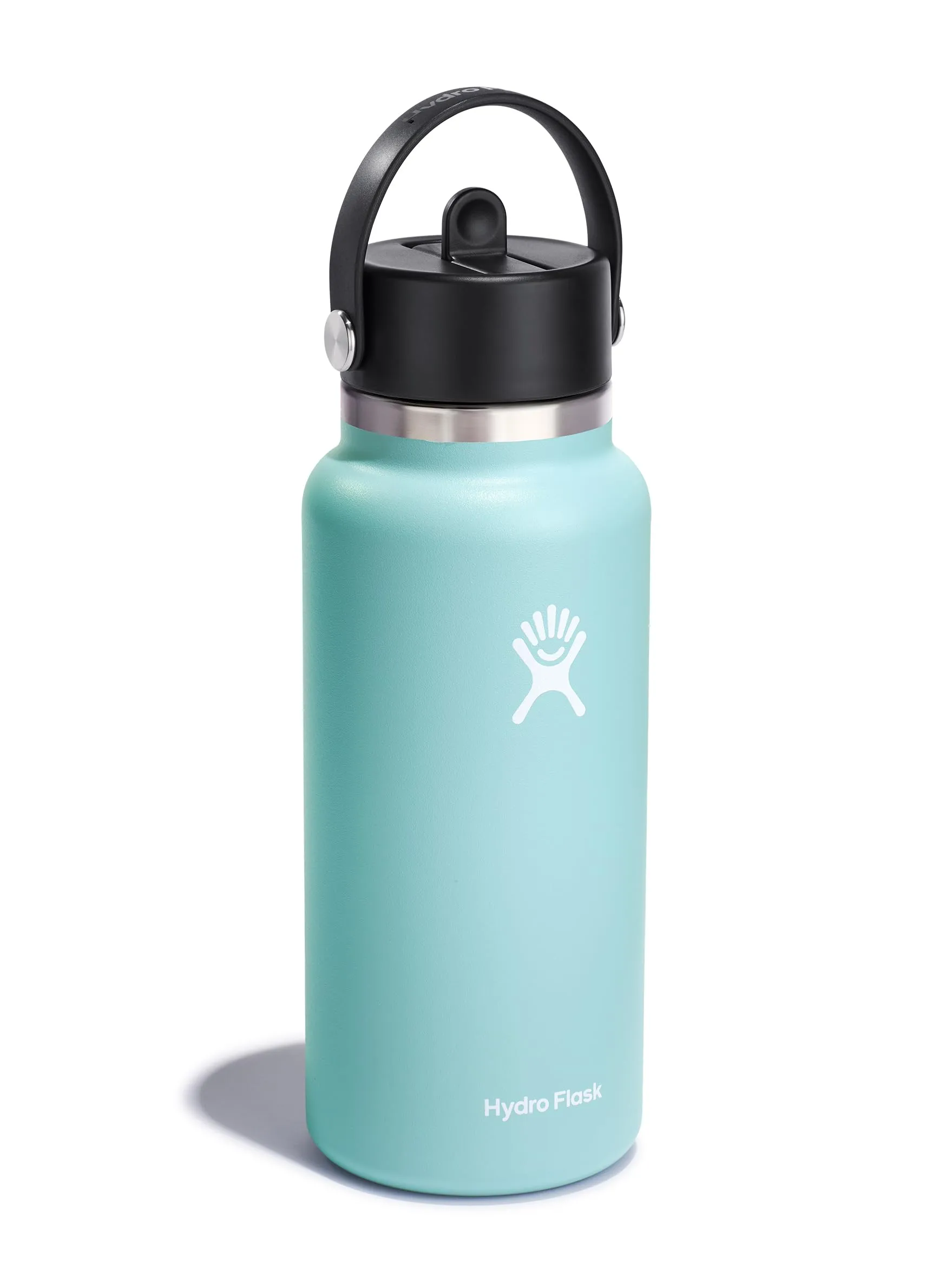Hydro Flask Wide Mouth Flex Straw Cap Bottle - Insulated Stainless Steel