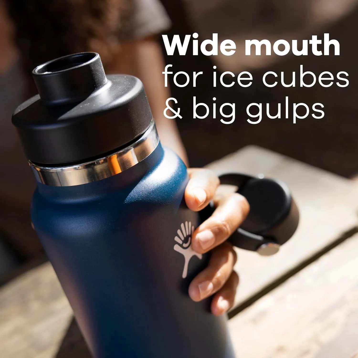 Hydro Flask Insulated Stainless Steel Wide Mouth Bottle with Flex Chug Cap