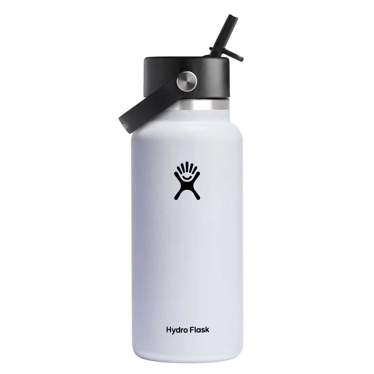 Hydro Flask Wide Mouth Flex Straw Cap Bottle - Insulated Stainless Steel