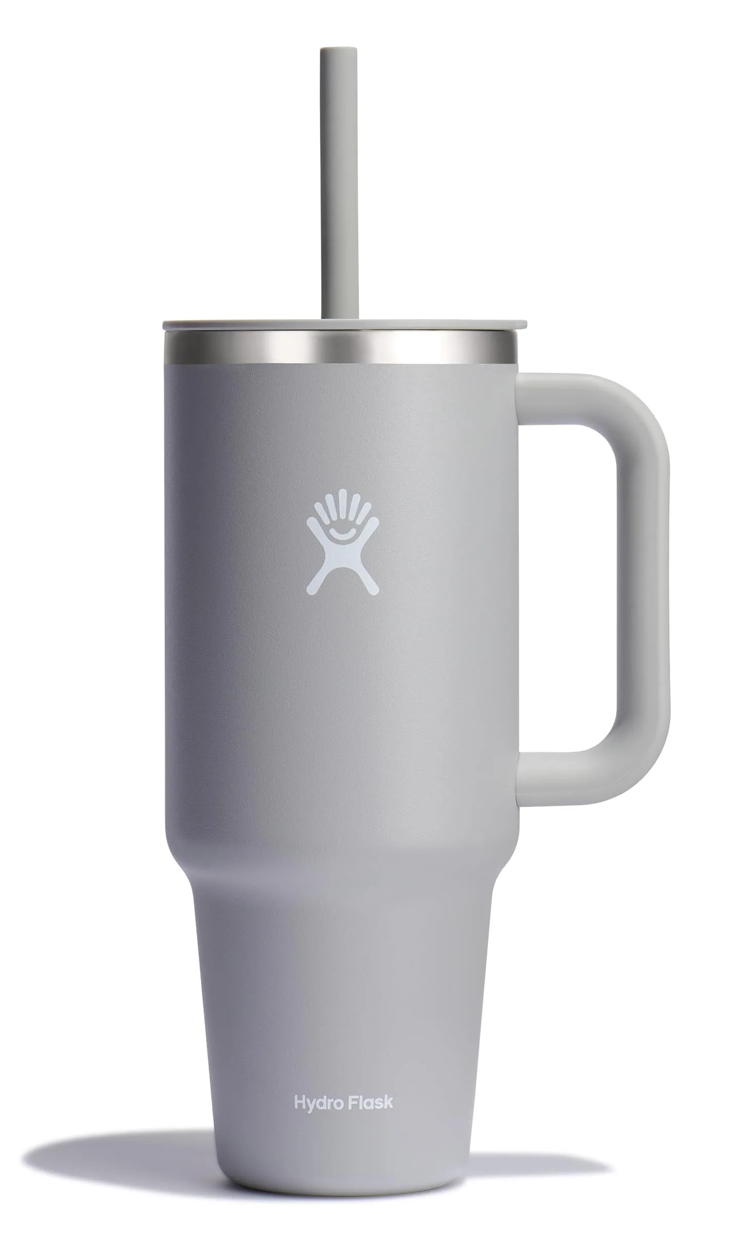 Hydro Flask Travel Tumbler with Handle, Lid and Straw - Insulated Stainless Steel