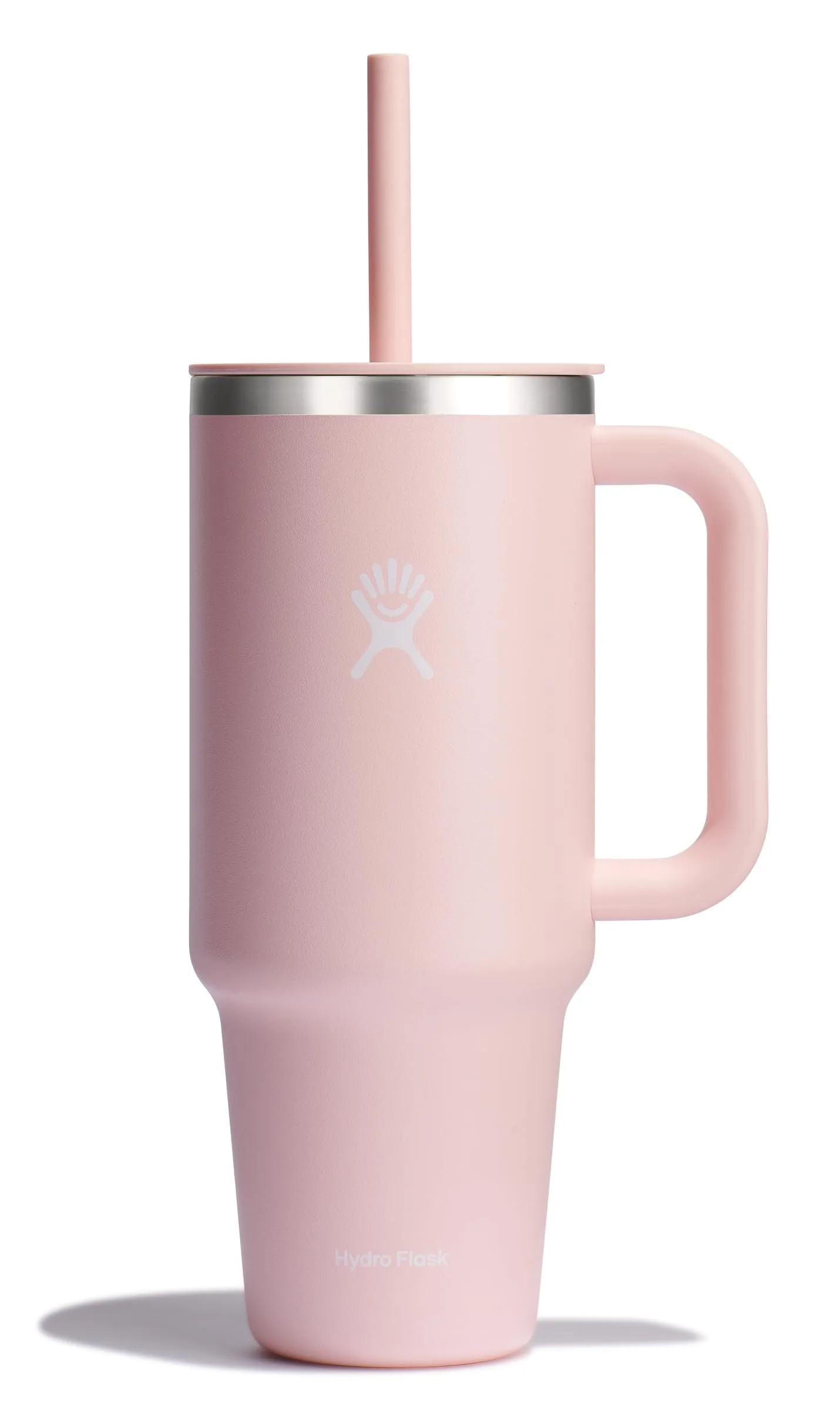 Hydro Flask Travel Tumbler with Handle, Lid and Straw - Insulated Stainless Steel
