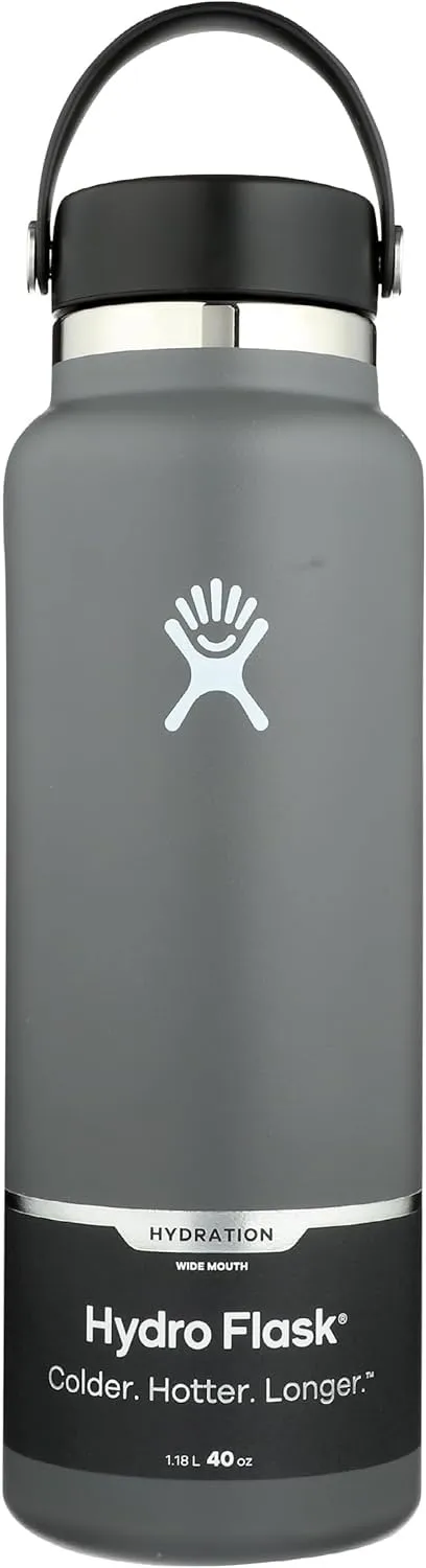 Hydro Flask Wide Mouth Insulated Water Bottle with Flex Cap