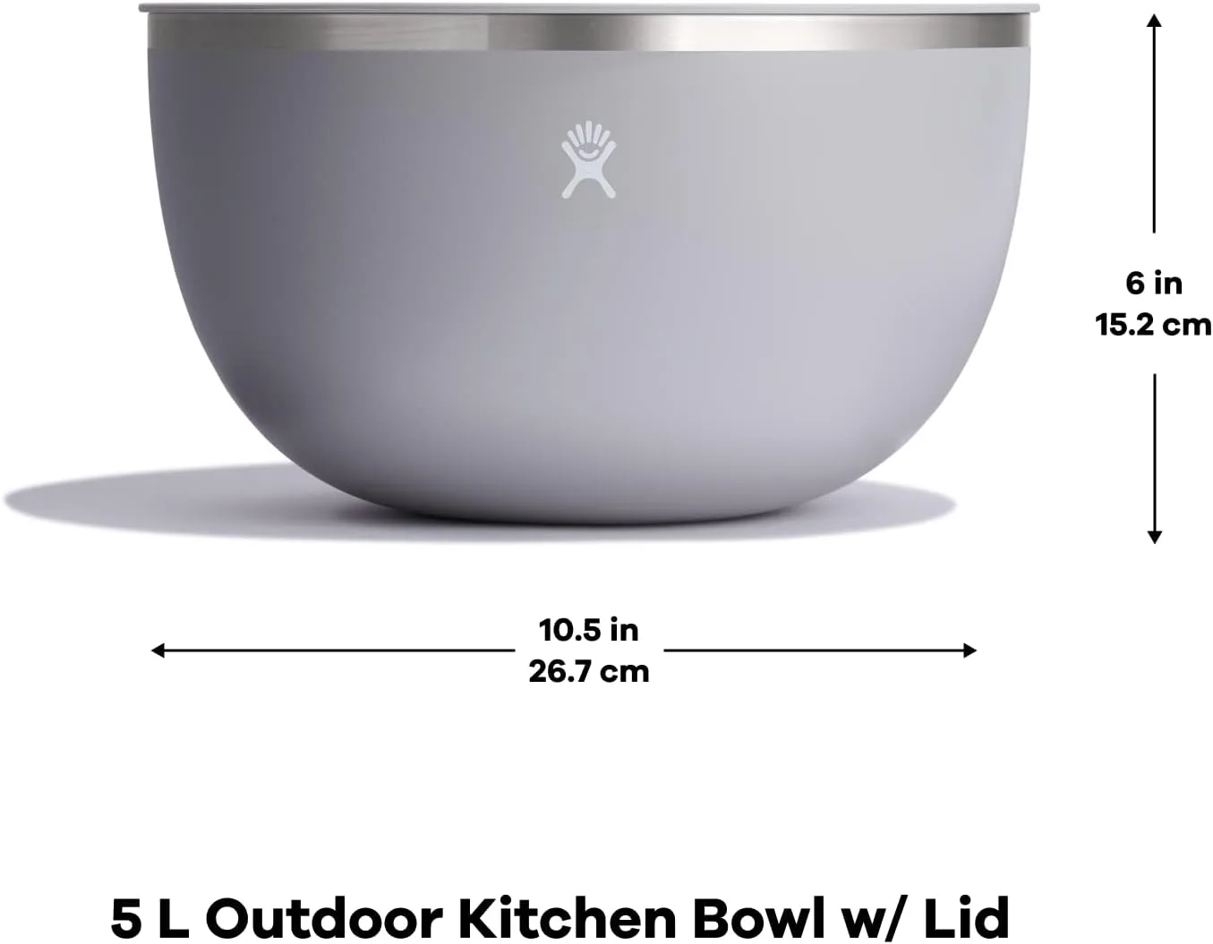 HYDRO FLASK Outdoor Kitchen Bowl - Stainless Steel Dinnerware Reusable Camping Mess Kit