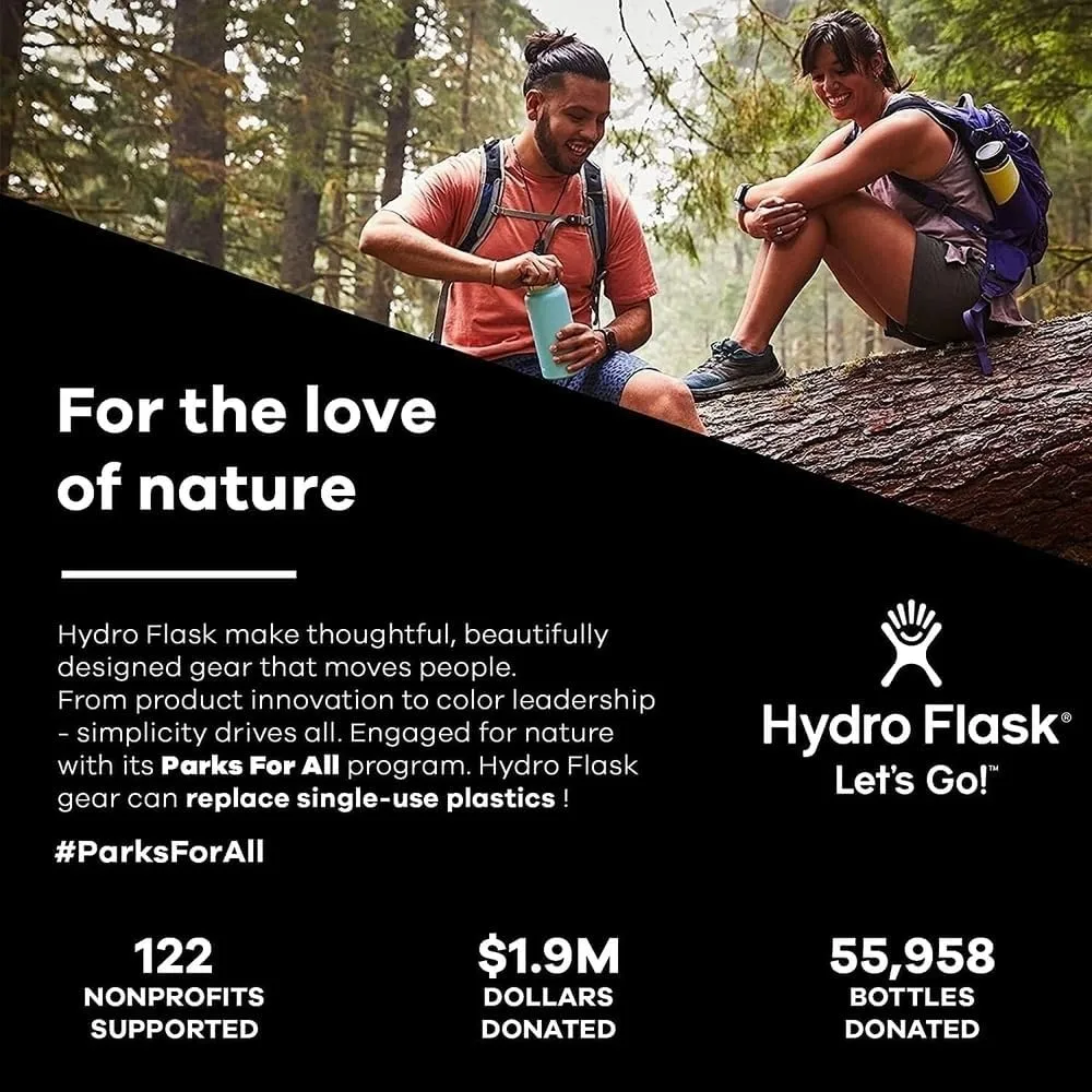 HYDRO FLASK Standard Mouth Flex Cap - Accessory Lid for Standard Mouth Bottles