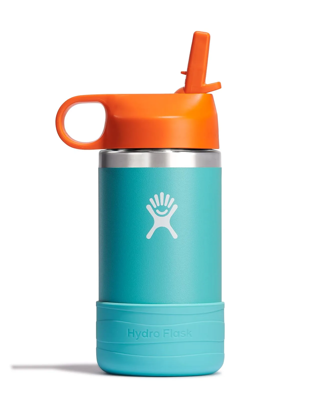 HYDRO FLASK Kids Water Bottle - 12 oz Stainless Steel Insulated with Straw Cap