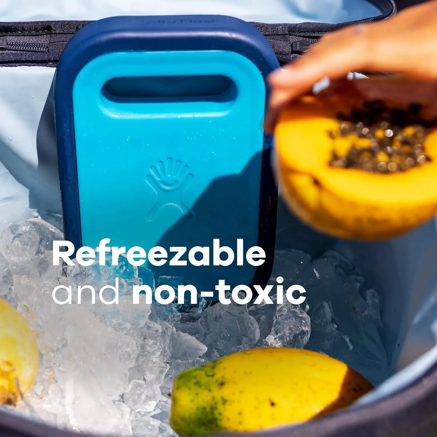 Hydro Flask Ice Pack - Accessory Reusable Freezer - Refreezable, BPA-Free, Non-Toxic Small Small Small