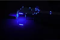LED Dock Master Blue - Dock Mounted Fishing Light, 3,000 Lumen Output, 20-ft Waterproof Cord