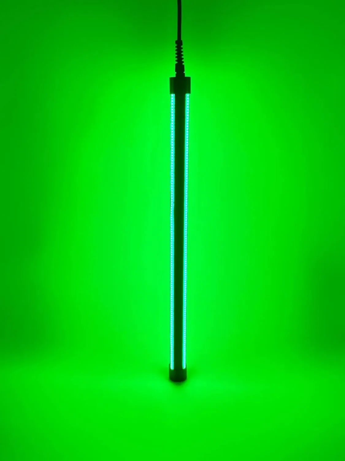 HYDRO GLOW Underwater LED Fishing Light – Green, 12V, 360° Visibility, 20 ft Cable (Made in USA)