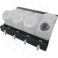 xohda Bulk Ink System of 4 tanks and 8 cartridges, 220 cc with float