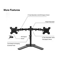 Gadget Wagon Dual Monitor Desk Stank