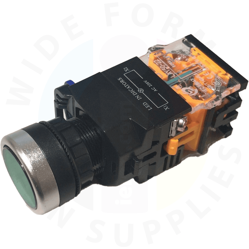 Allwin Button with Light (GREEN)